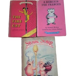 Vintage reading kids books